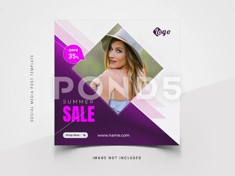 Social Media Post Template PSD Template