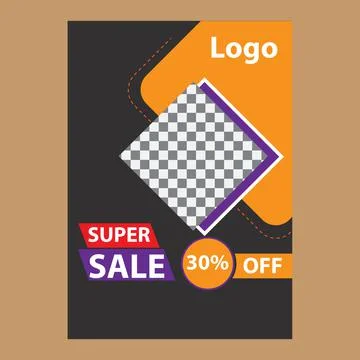 Social Media Post template Vector Stock Illustration