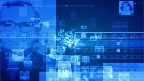 Social Media Profiles fly through Stock Footage 94262863