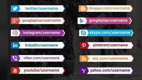 Social Media Promotion Titles Stock After Effects