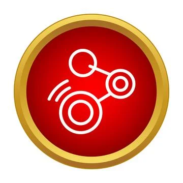Social media share networking connection icon button Stock Illustration