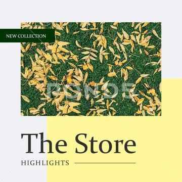 Social Media Simple Instagram Template PSD Template