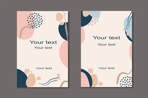 Social media stories creative vector set. Background template with copy space Stock Illustration
