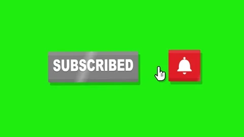 Social Media Subscribe Button and Notification Bell Animation 動画素材 347263145