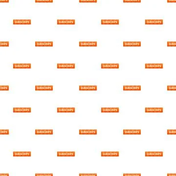 Social media subscribe button seamless pattern background Stock Illustration