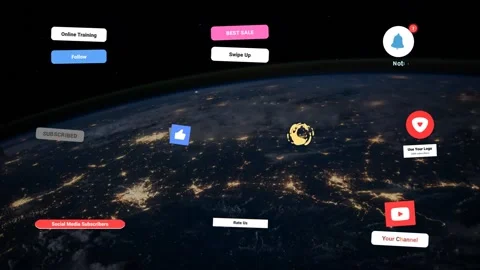 Social Media Subscribers And Lower Thirds for After Effects Stock After Effects