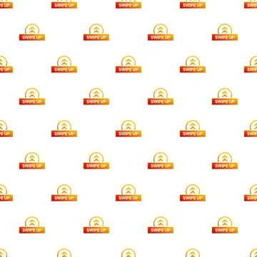 Social media swipe up button pattern design Stock Illustration