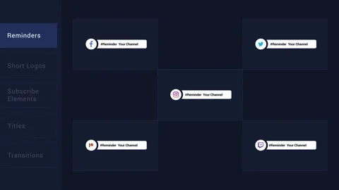 Social Media Tool Pack After Effects Template After Effects素材