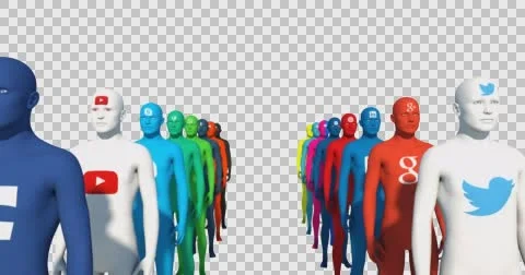 Social Media Users Zoom Vidéo 64246724