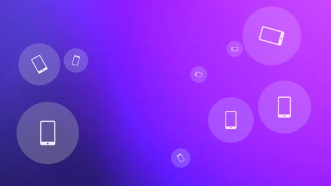 Social Mobile cell network icons pattern... | Stock Video | Pond5