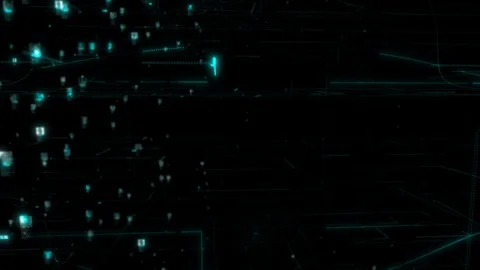 Social network and big data concept with connection of abstract people portraits Stock Footage 124546698