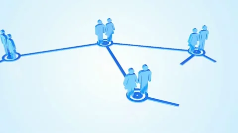 Social Network animation 스톡 동영상 21878951