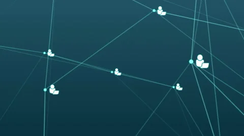 Social network animation Stock Footage 57491588