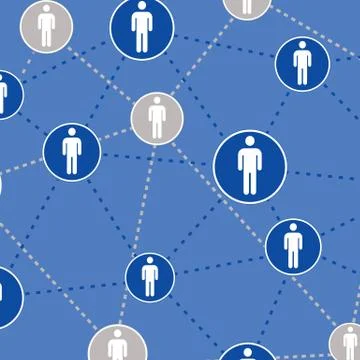 Social Network background Stock Illustration