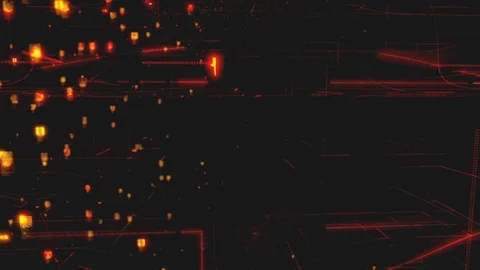 Social network of big data concept with a stream of people faces connection by Stock Footage 114894526