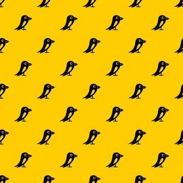 Social network bird pattern Stock Illustration