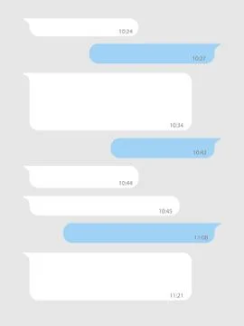 Social network chat bubble . Vector illustration Stock Illustration