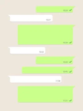 Social network chatting window. Illustrazione stock