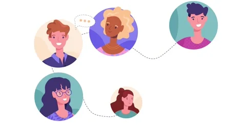 Social network communication Stock Footage 274713859