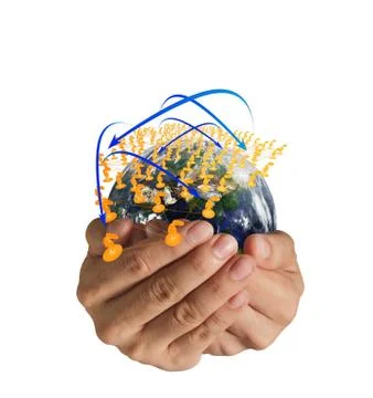 Social network concept Stock Illustration