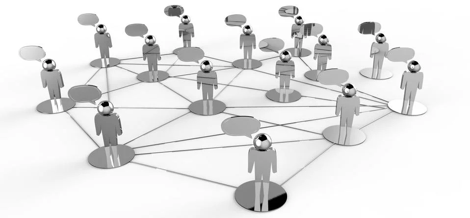 Social network concept Stock Illustration