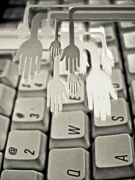 Social network, concept Stock Illustration