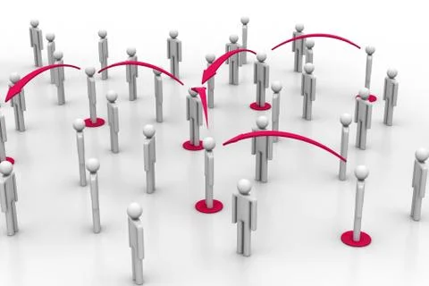 Social network concept Free Stock Illustration