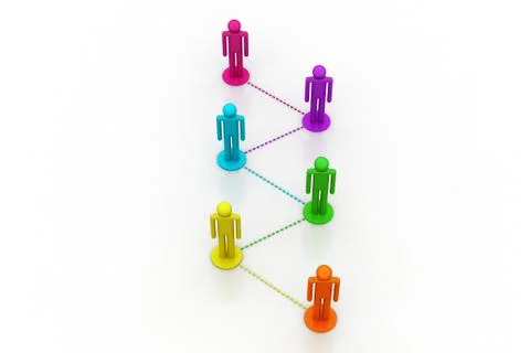 Social network concept Free Stock Illustration