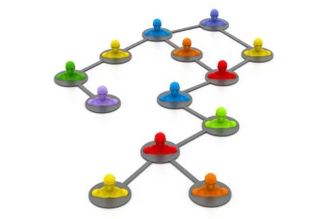 Social network concept. Stock Illustration