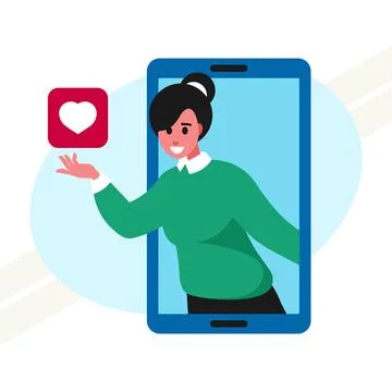 Social-network-concept Stock Illustration