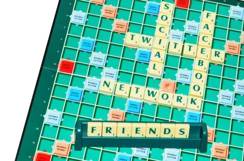 Social network concept Stock Photos