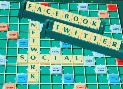 Social network concept Stock Photos