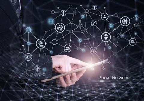 Social network concept 写真素材