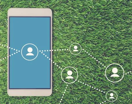 Social Network Concept Stock Photos
