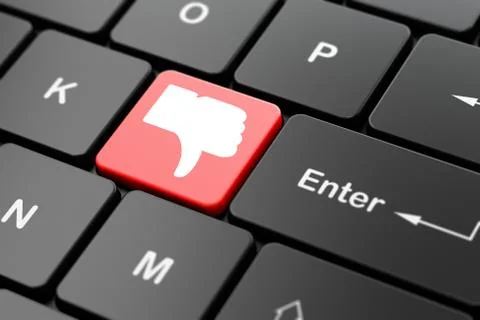 Social network concept: Unlike on computer keyboard background Stock Illustration