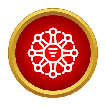Social network connecting people technology system icon イラスト素材