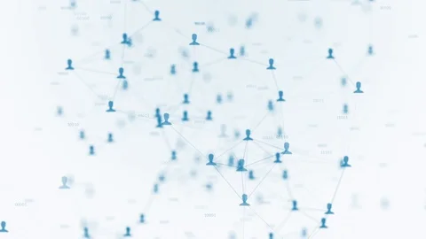 Social network connection background concept Stock Footage 88944413