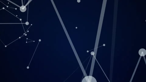 Social network connections. Global network concept 動画素材 135875381