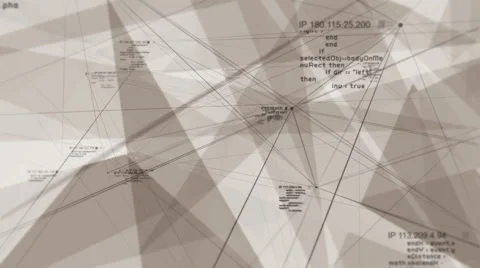 Social network connections. Technology background. Loopable. Brown and red. 스톡 동영상 56353170