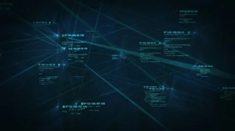 Social network connections. Technology background. Loopable. Dark blue/brown. Stock-Footage 57828747