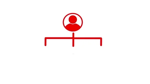 Social network, contacts concept animation. Connected people icon Stock Footage 259800424