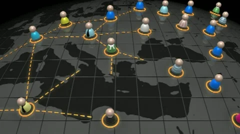 Social Network - Dark Vídeos de archivo 10973222