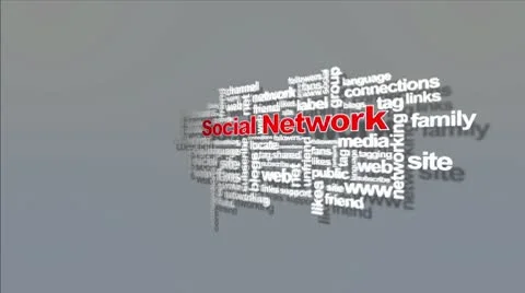 Social network Stock Footage 9801919