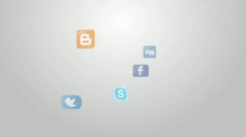 Social network Video stock 12128141