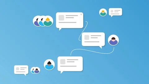Social Network Vídeo Stock 342990598