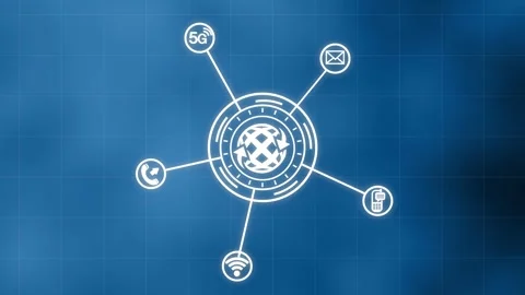 Social network Global communication network Business people social network Stock Footage 312929333