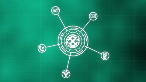Social network Global communication network Business people social network Stock Footage 312929344