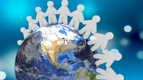 Social network group of people Stockbeeldmateriaal 30210764