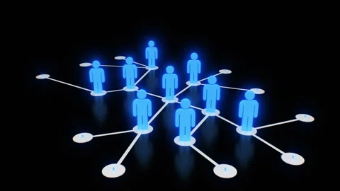 Social Network Growing Process 3d Animation. Subscribers Number Growing Stock Footage 304424724