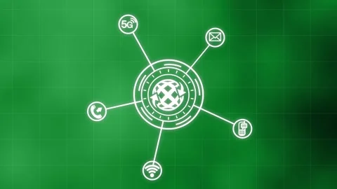 Social network icon, contacts concept, networking, social media icon animated Stock Footage 312929345